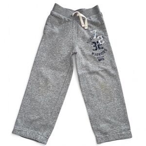 Sonoma Boys Gray Sweatpants Size M 5/6 North Warriors Graphic Joggers